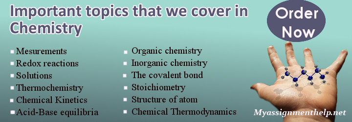 Chemistry assignment help online