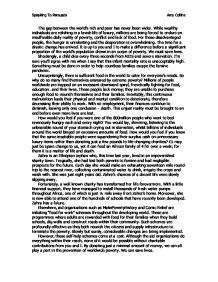 The essay had previously been.