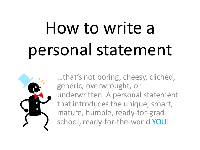 Graduate school personal statement