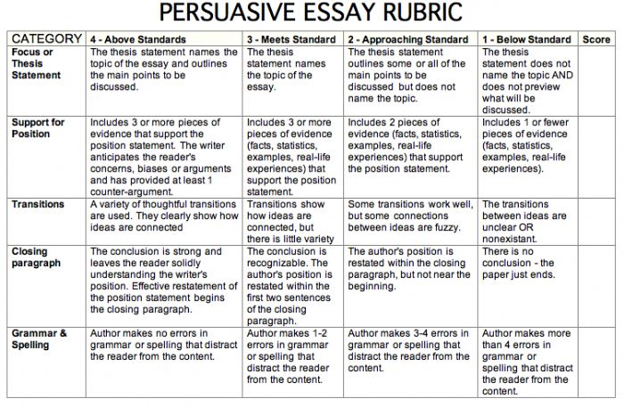 Writing essays for high school students