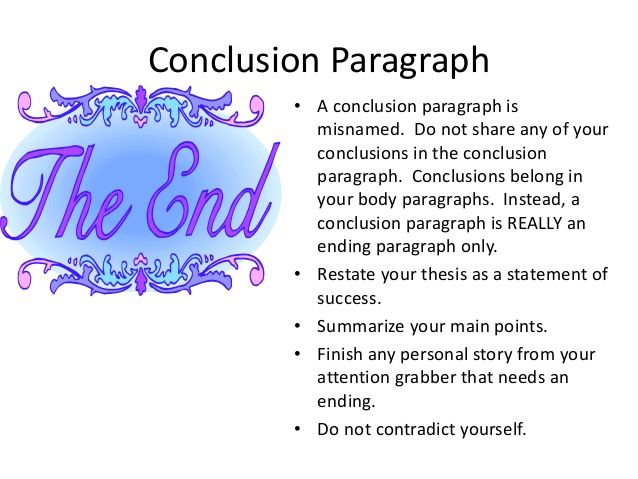 how do i write a conclusion for an essay